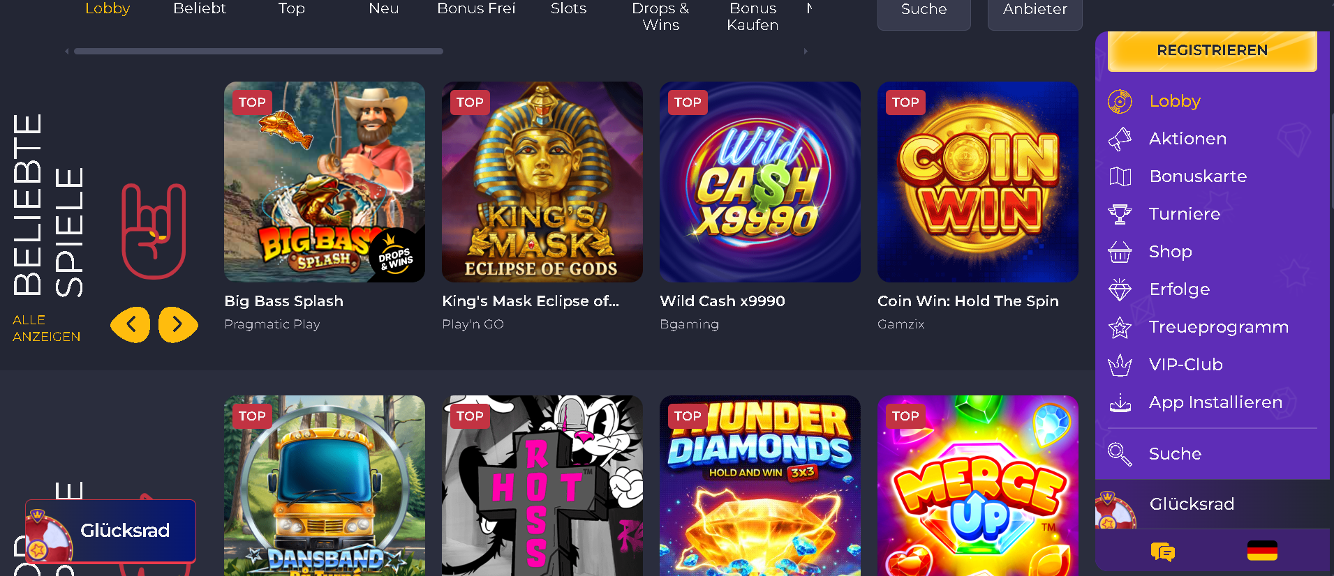 Rolling Slots Casino Screenshot 2026