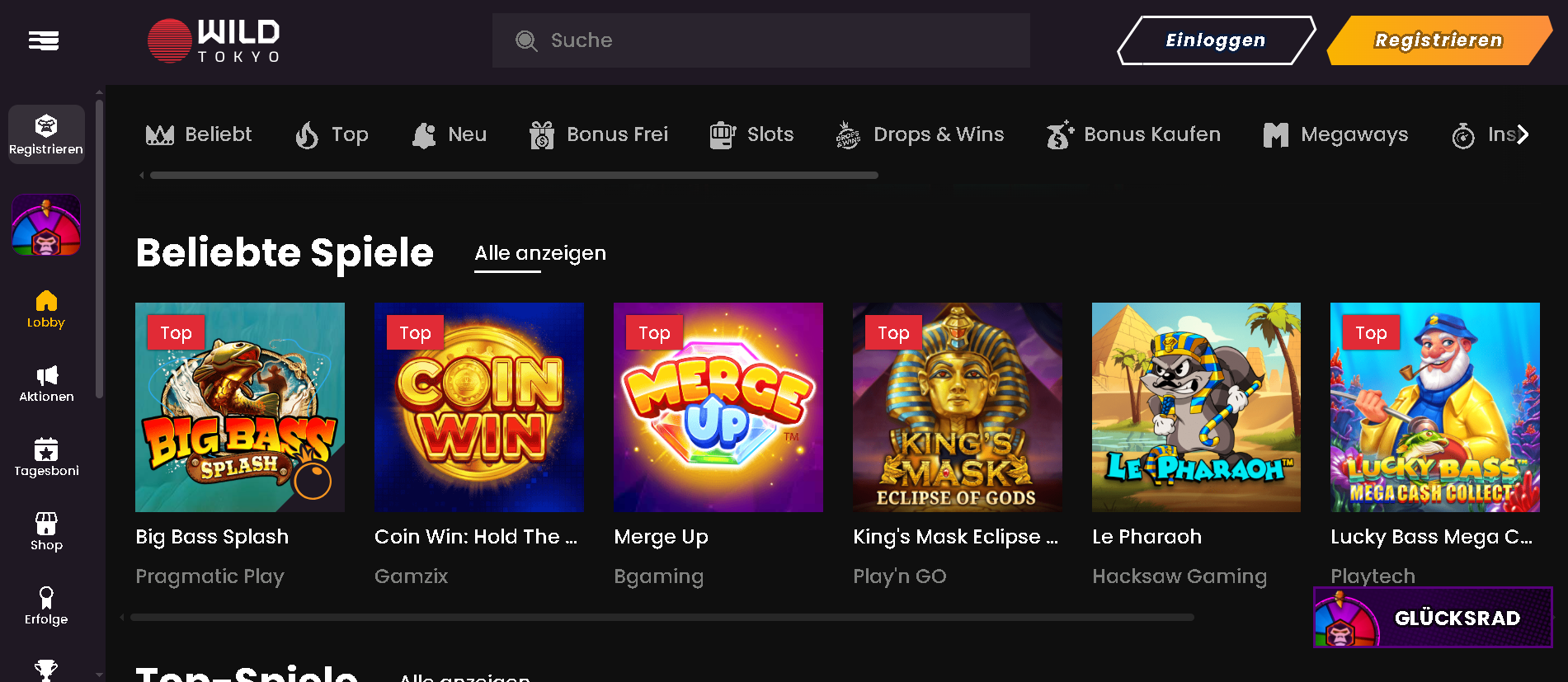 Wild Tokyo Casino Screenshot 2026